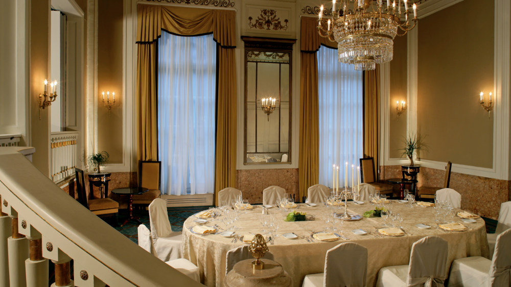 罗马威斯汀埃克塞尔西奥酒店 Westin Excelsior, Rome_The_Westin_Excelsior_Rome_Meeting_Campidoglio_private_dining_setup.jpg