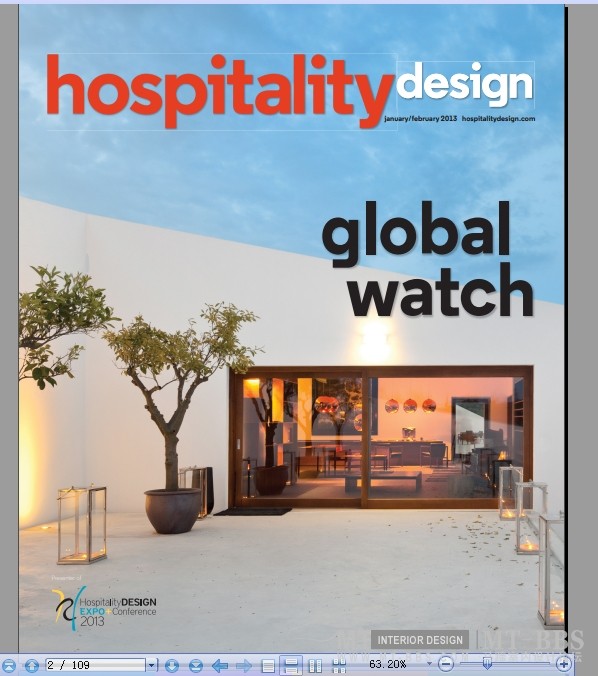 欧美版酒店设计杂志《hospitality+design》2013年1-2月期刊_01.jpg