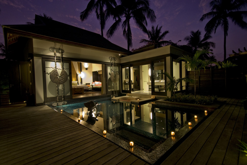 泰国苏梅岛拉瓦娜水疗度假村 Anantara Lawana Koh Samui Resort & Spa_Pool Villa at night.jpg