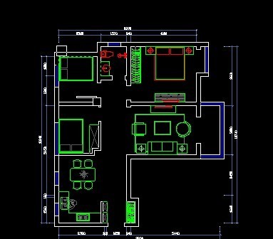 一个小三居,布了几个平面,感觉不满意,请指点。_1.jpg 一个小三居,布了几个平面,感觉不满意,请指点。_1.jpg
