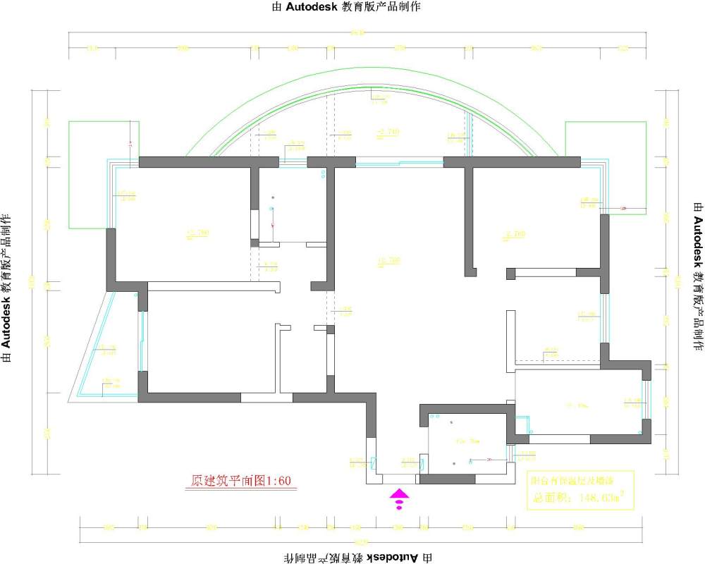 自己做的平面求拍砖，求灵感，_原建筑