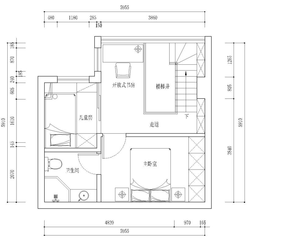 47挑高户型求更好方案_天御溪岸挑高二层方案.jpg