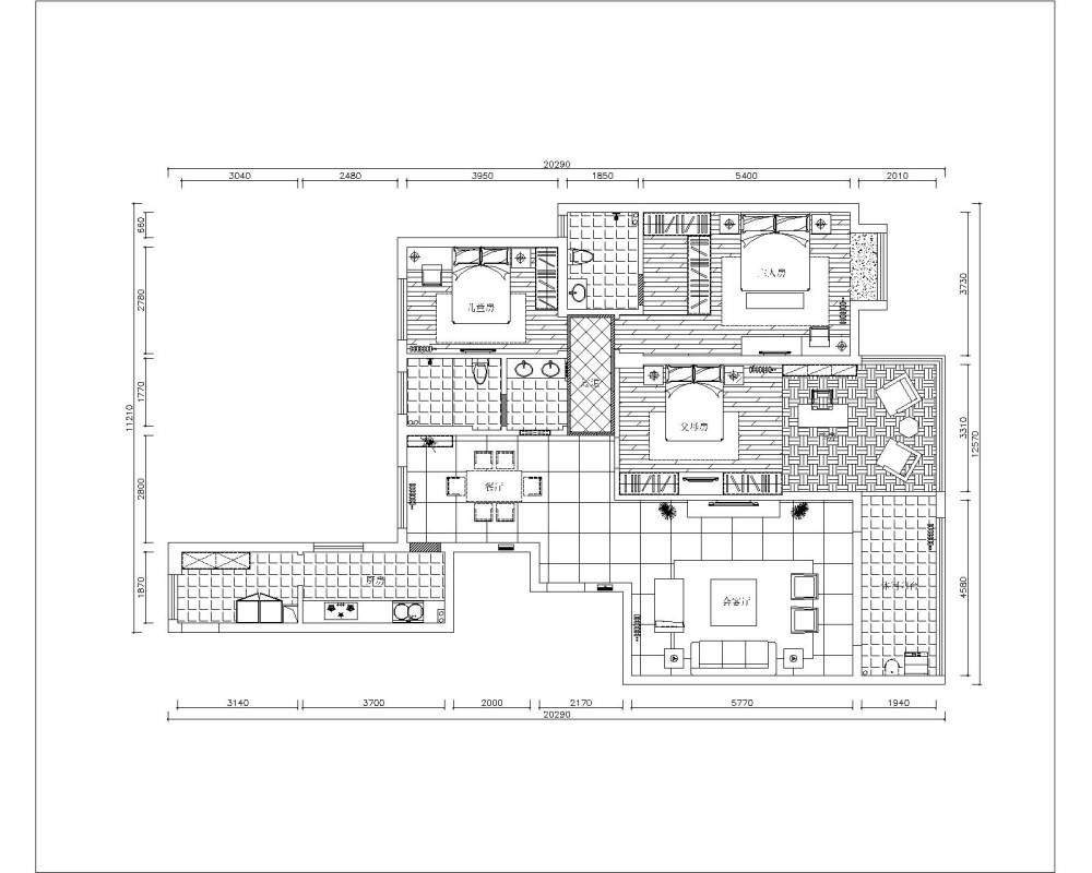 来个大师帮改下图纸呗_平面布置图.jpg