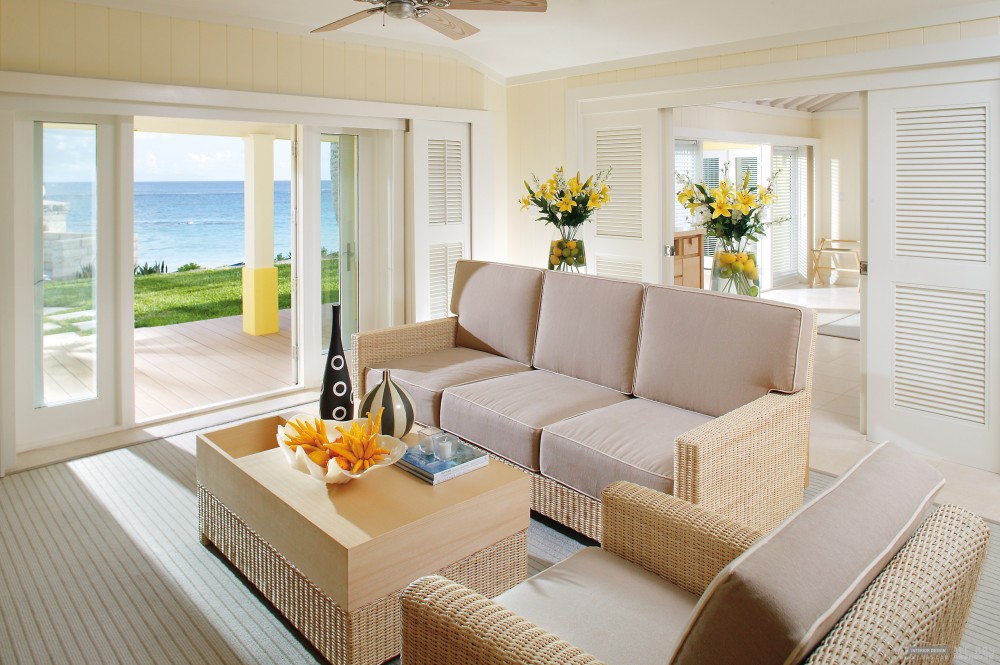 百慕达文华东方酒店 Elbow Beach, Bermuda_bermuda-suite-bird-of-paradise-cottage-living-room.jpg