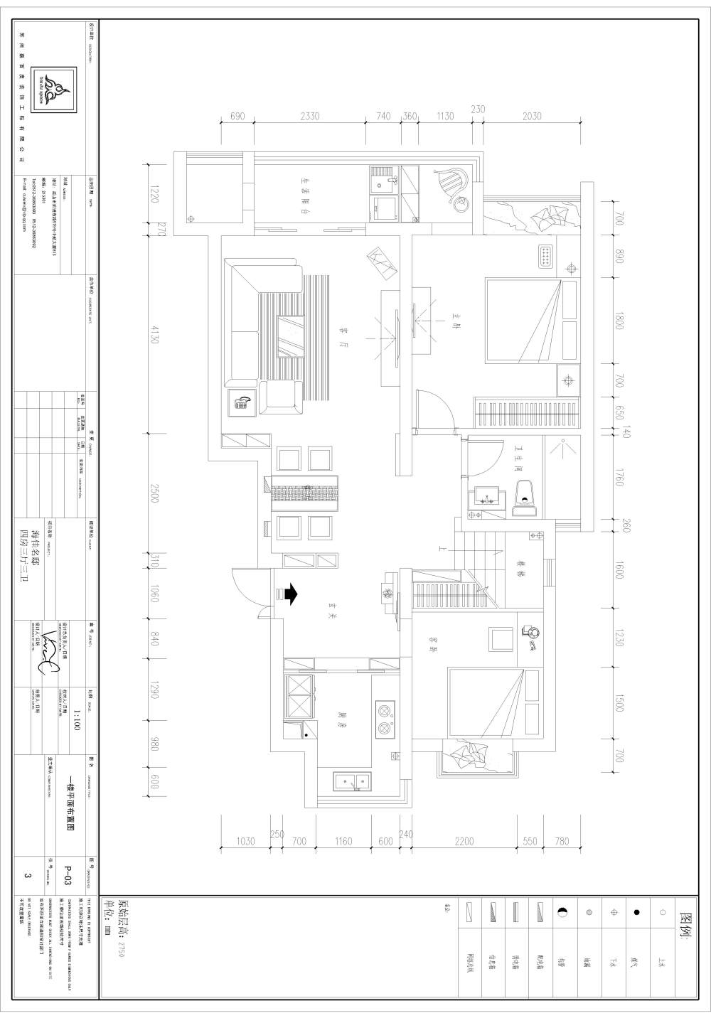 求高手布局，户型很好尺寸很小_平面布置图0316-Model.jpg