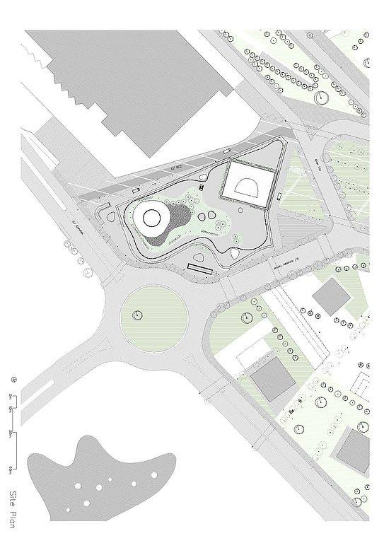 巴塞隆纳Porta Fira Towers / 伊东丰雄_543pxHO_PF_Site_Plan.jpg