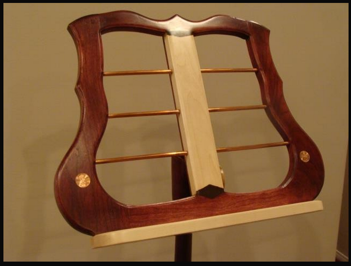 MUSIC STAND - traditional - accessories and decor - los angeles - Serrao Cabinet.png