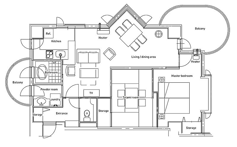 隈研吾-新雪谷酒店 One Niseko_Floorplan_Premium_Suite_with_Tatami.jpg