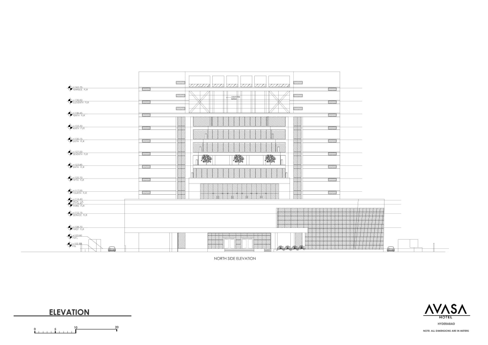 印度海德拉巴Hotel Avasa_514bcba9b3fc4b22b7000010_hotel-avasa-nanda-kumar-birudavolu_sheet-13_north_elevation.png