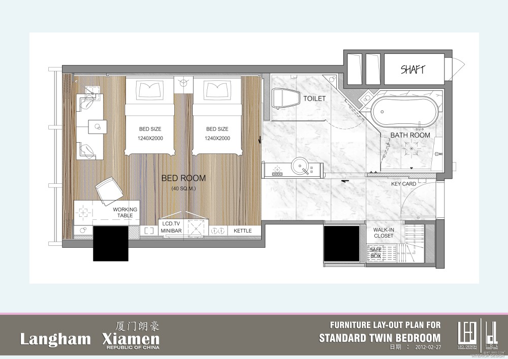 LEO--厦门朗豪酒店样板间方案概念2012_7. Furniture Lay-out Plan For Standard Twin Bed Room.jpg