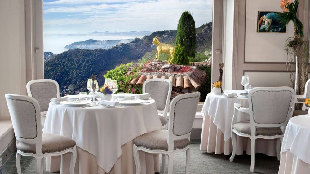 法国ÈZE黄金山羊城堡酒店 Château de la Chèvre d'Or_Restaurant La Chèvre d’Or.jpg