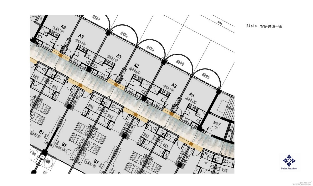 Birth&Associates--昆明九龙晟景洲际酒店_L05过道平面图.jpg