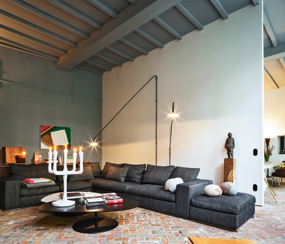 MIX MASTER--比利时安特卫普(Antwerp)画廊兼私宅_wenes-residence-living-room.jpg