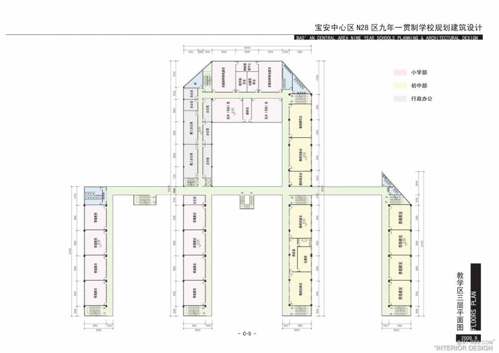 个人收集--深圳宝安中心区N28区九年一贯制学校规划建筑设计_C-5三层.jpg
