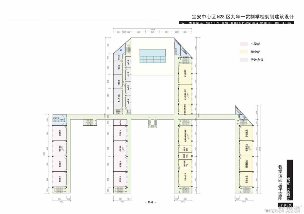 个人收集--深圳宝安中心区N28区九年一贯制学校规划建筑设计_C-6四层.jpg