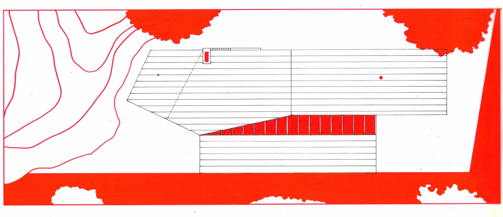 芬兰卡里斯艾培拉住宅/马可·卡萨格兰_roof_plan.png