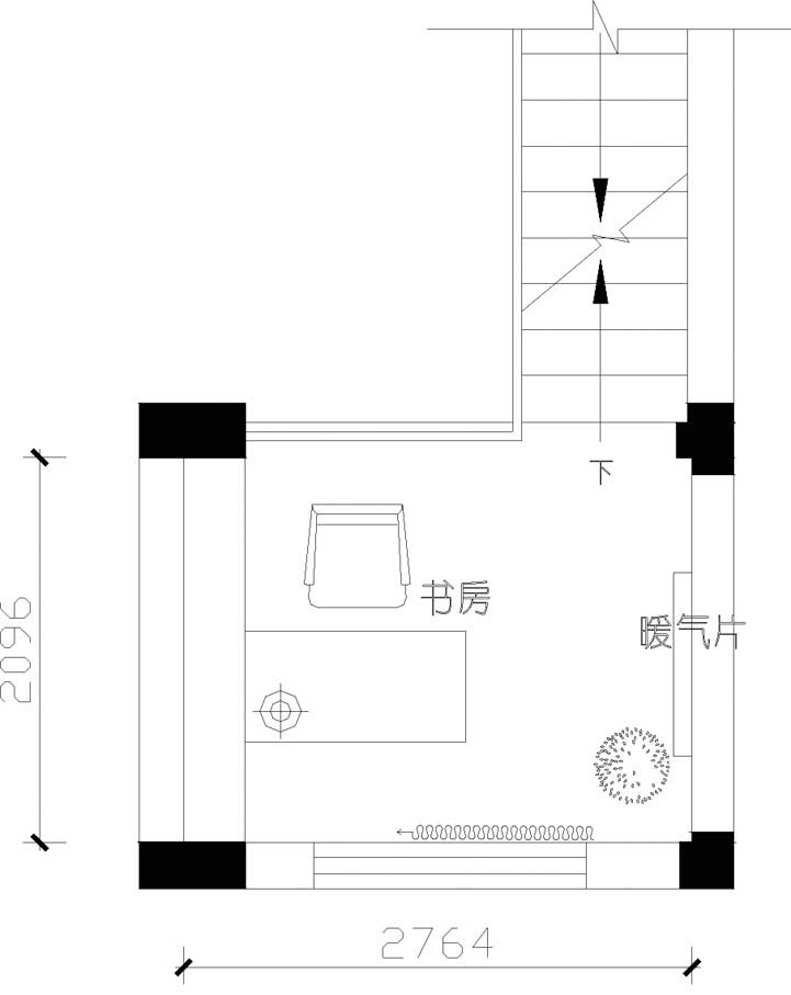 陈志斌作品27-汀湘十里样板房（已修）_阁楼平面.jpg