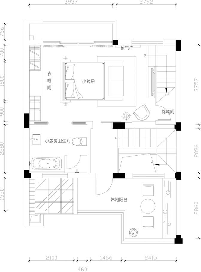 陈志斌作品27-汀湘十里样板房（已修）_三层平面.jpg