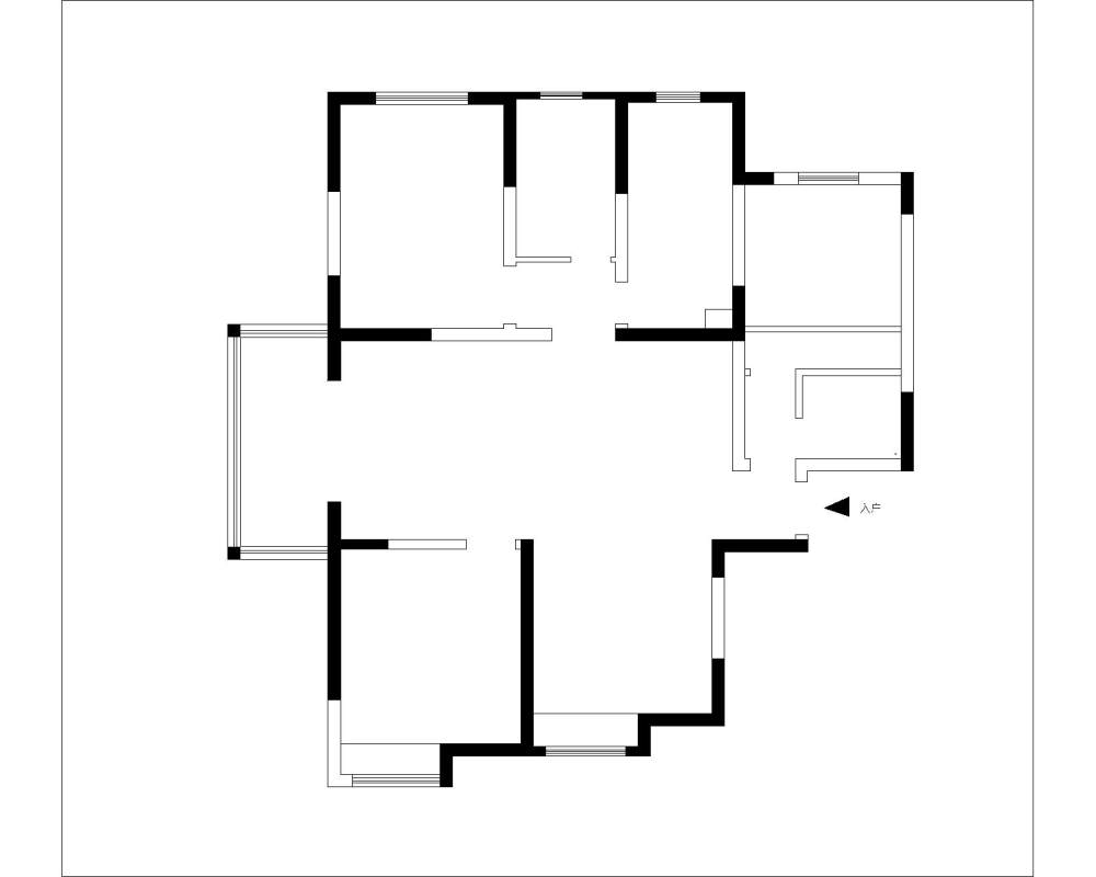 一个户型做了几个方案，希望交流 一下_顾村 范宅 2-Model.jpg