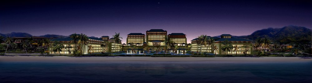 三亚香水湾一号酒店 Sanya Perfume Bay Resort Hotel（HSD琚宾）_复件 香水湾整体jd4夜晚_缩小大小.jpg