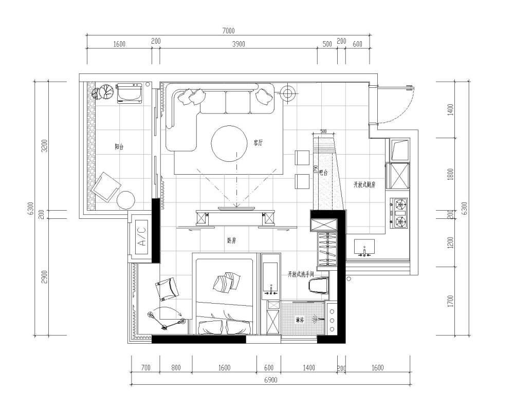 惠州城市时代16E样板房实景_2-16栋E户型平面施工图-Model.jpg