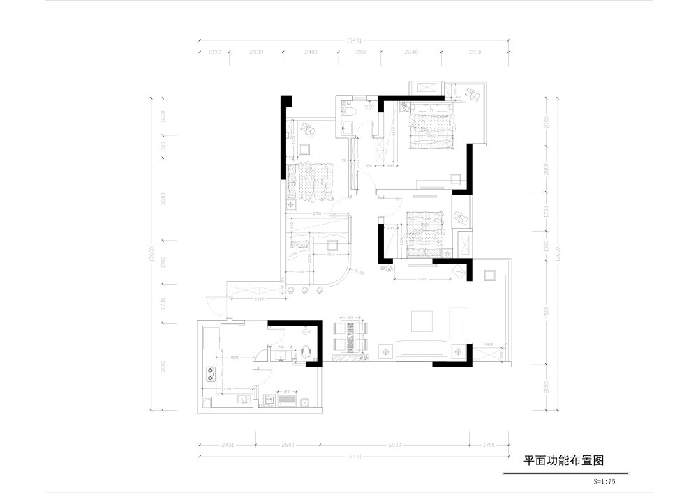 近来客户通过的户型结构规划，大家帮忙优化下！_21改动后结构.jpg