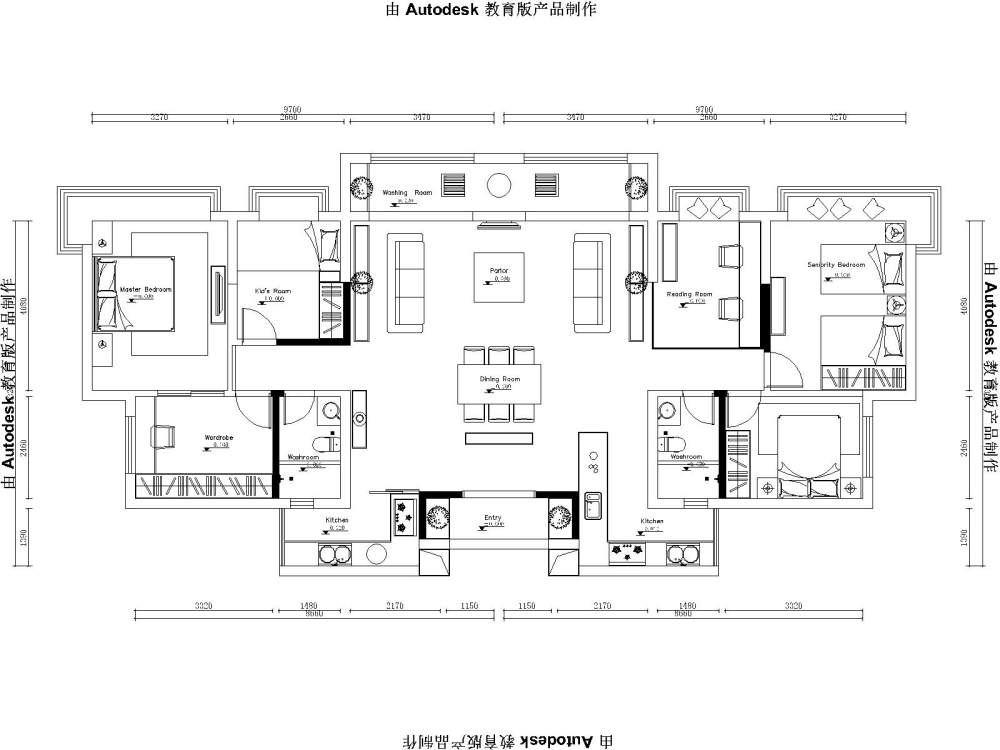 有一点难度的两套打通户型_国际三期5栋305温小姐2004.dwg-Mode1l.jpg