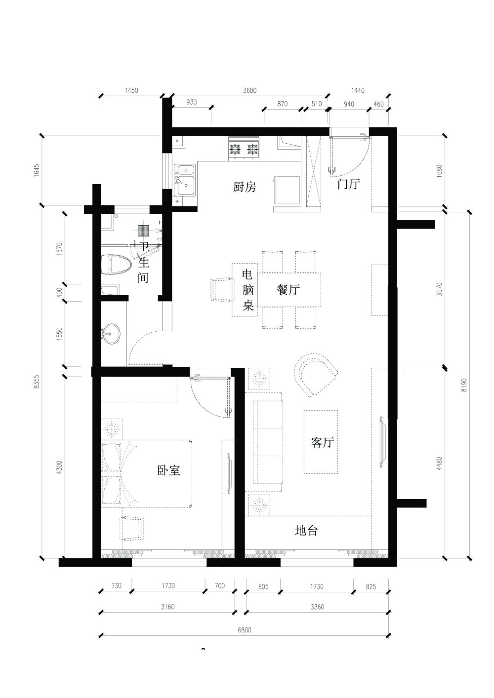 平面图 65㎡ 1：50-Model副本.jpg