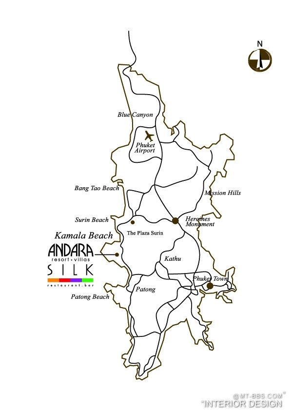 豪华的普吉岛别墅度假村ANDARA RESORT & VILLAS_Andara Map.jpg