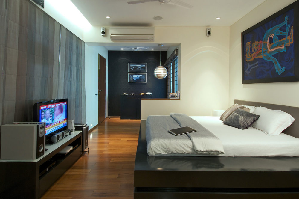 印度巴罗达--Minimalist Bungalow_Bungalow-Baroda-India-Bedroom.jpg