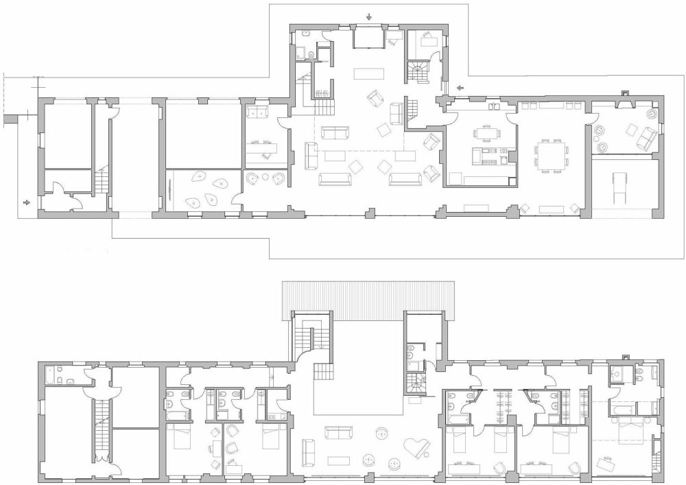 意大利亚历山德里亚省(罗西尼亚诺蒙费拉托)--Rustic Farmhouse_House-Rosignano-Monferrato-Ground-First-Floor-Plan.jpg