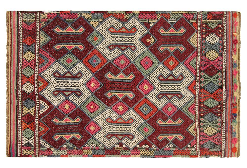 一些欧洲家具&配饰&地毯&灯具高清大图_Anatolian Kilim, 4\\\\\\'11 x 3\\\\\\'5-----59 L x 41 W---wool.jpg