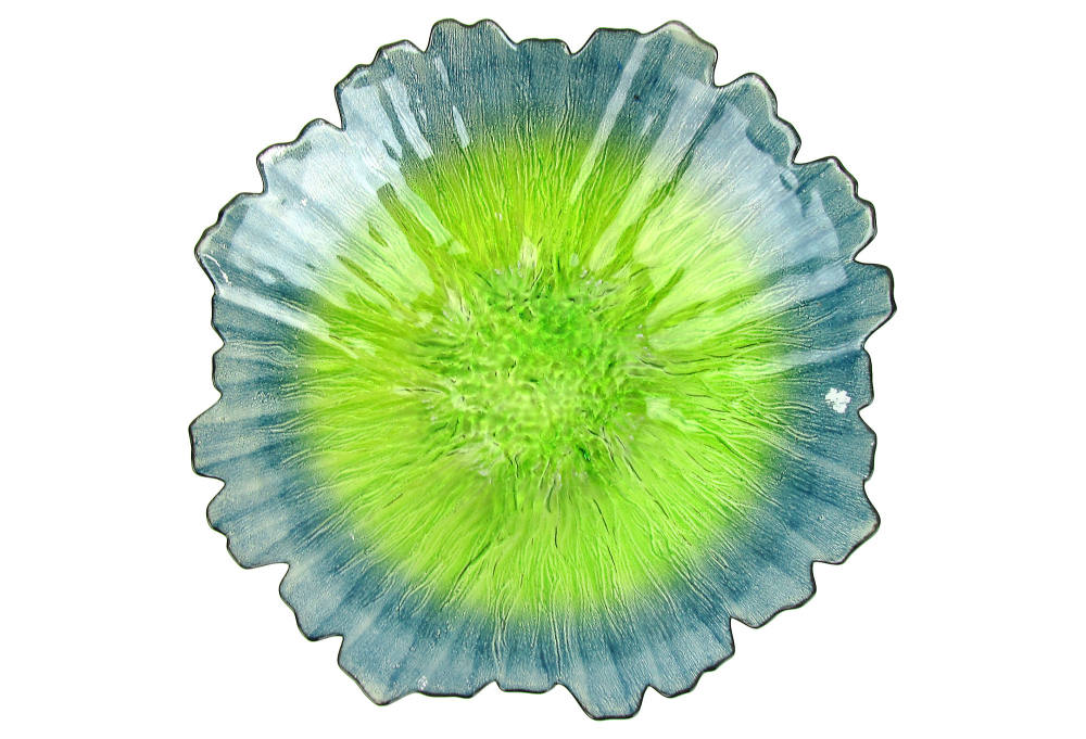 一些欧洲家具&配饰&地毯&灯具高清大图_Bright Green & Blue Glass Centerpiece-----14 W x 3.5 H---glass (1).jpg