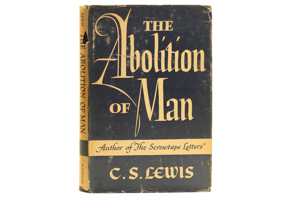 一些欧洲家具&配饰&地毯&灯具高清大图_C. S. Lewis, Abolition of Man, 1st Ed----7.5 L x 5 W x 0.5 H---paper&cloth.jpg