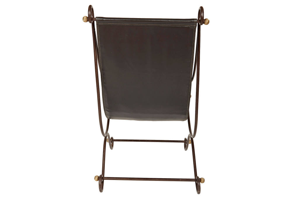 一些欧洲家具&配饰&地毯&灯具高清大图_Jansen-Style Campaign Lounge Chair----29 L x 22 W x 41 H----ironbrassvinyl.jpg