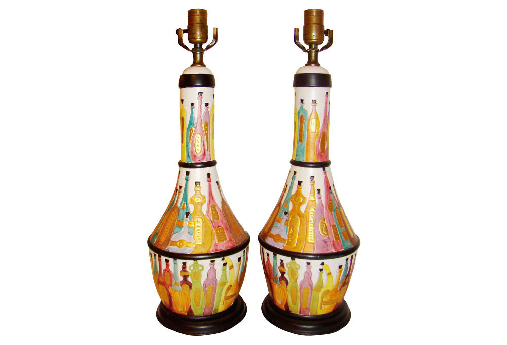 一些欧洲家具&配饰&地毯&灯具高清大图_Lamps w Decanter Designs----7 W x 20.5 H----ceramic.jpg