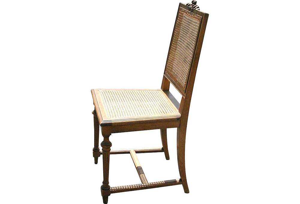 一些欧洲家具&配饰&地毯&灯具高清大图_Louis XVI-Style Dining Chairs----19 L x 18 W x 38 H-----oak&cane (1).jpg