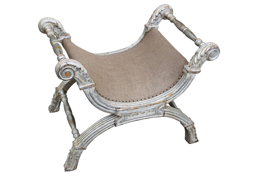 一些欧洲家具&配饰&地毯&灯具高清大图_Silver Gilt Carved Italian Bench---29 L x 19 W x 22 H---wood&silver gilt.jpg