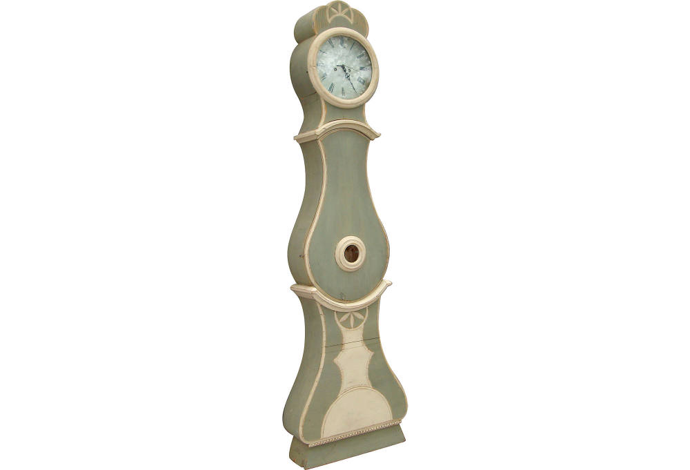 一些欧洲家具&配饰&地毯&灯具高清大图_Swedish Sage-Green Mora Clock----23 L x 8 W x 81 H----pine&glass (2).jpg