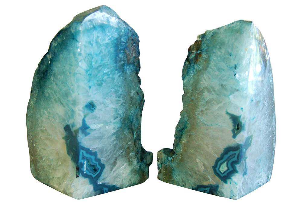 一些欧洲家具&配饰&地毯&灯具高清大图_Teal & Blue Crystal Geode Bookends---7 L x 3.5 W x 6.5 H---stone (3).jpg