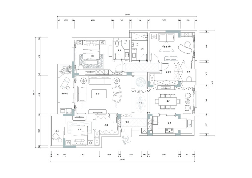 自己布置方案，个人不满意，客户要求客厅餐厅大气_(6.15)-Model.jpg