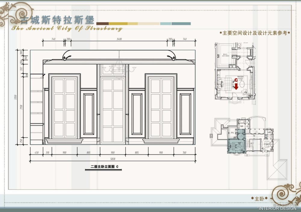 居其美业-象山白沙湾玫瑰园B户型设计方案_007-2-3主卧立面C.jpg