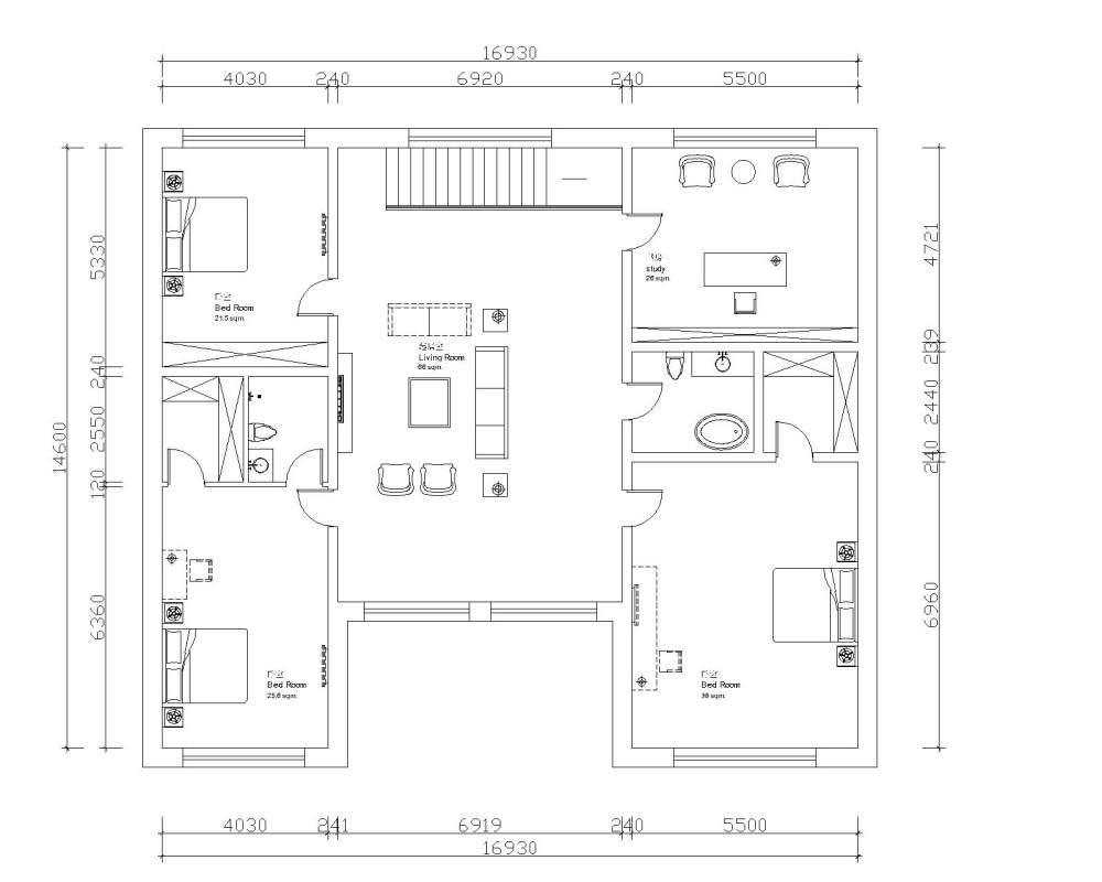 221平,朋友家自己盖的.空间很大请求支援._Drawing1-Model.jpg