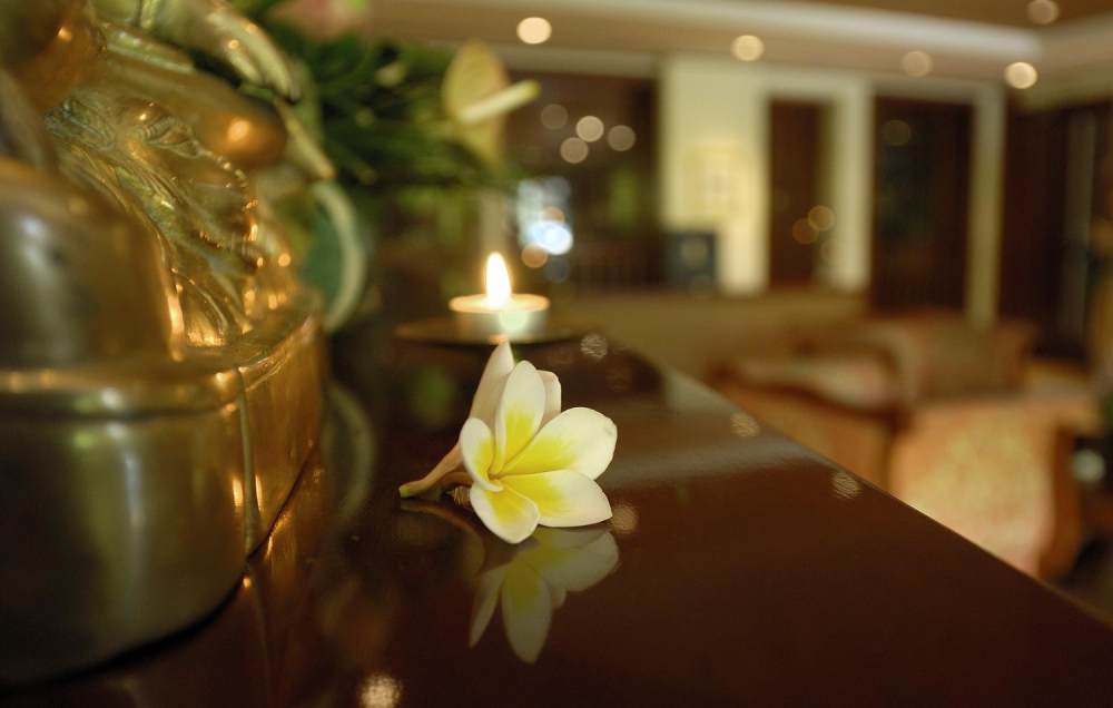 毛里求斯莫里斯艾美酒店Le Meridien Ile Maurice—Back of woman on b..._39)Le Meridien Ile Maurice—Flower at spa 拍攝者.jpg