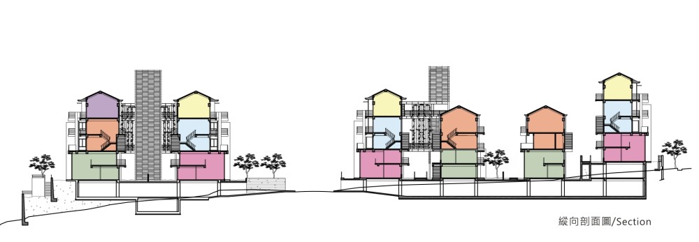 朱弘楠建筑师-先得月(住宅)_先得月集合住宅 - 剖面图.jpg