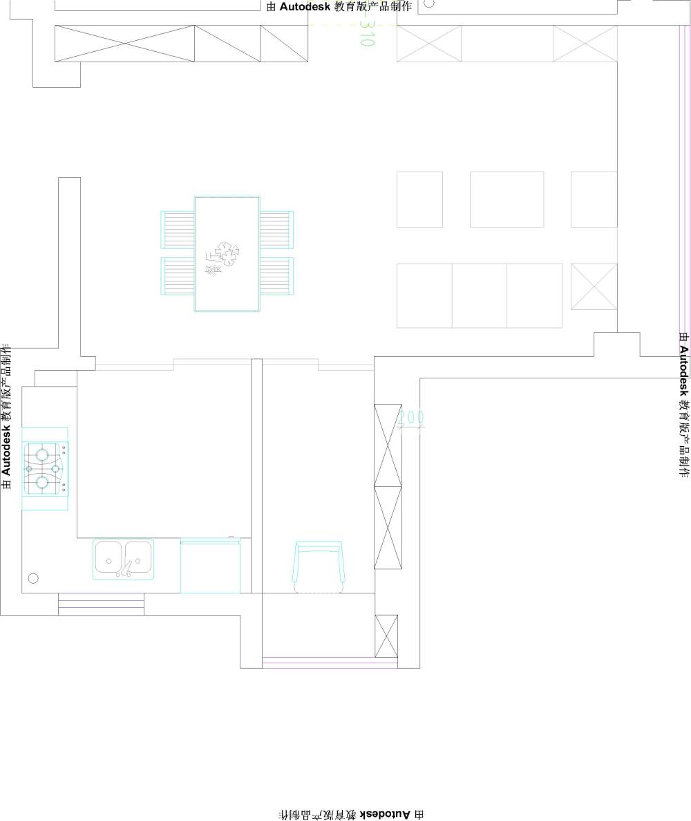 一套80多平方的小户型`厨房和餐厅比较挤`怎么处理好`_@MT-BBS_1单元302室-Model.jpg