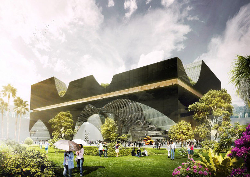 台中文化中心竞赛项目 alleswirdgut_alleswirdgut-keystone-architect-taichung-cultural-center-designboom-01.jpg