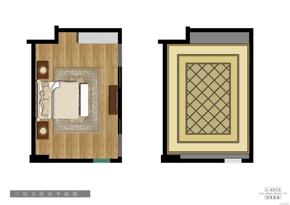初来、贡献、J--KEYS（杰克馬仕）设计、福州主题公园_@MT-BBS_038三层主卧室平面图.jpg