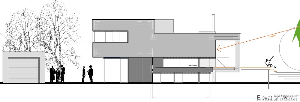 德国阿伦--The Affalterwang house_West-Elevation-Home-in-Aalen-Germany.jpg