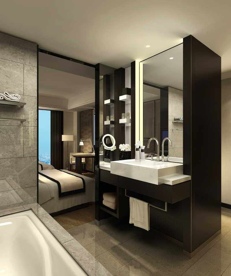 上海新桥绿地逸东『华』酒店 Eaton Luxe, Xinqiao, Shanghai_elxiq_luxe_room_bathroom.jpg